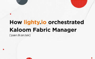 [Case Study] lighty.io orchestrating Kaloom Fabric Manager